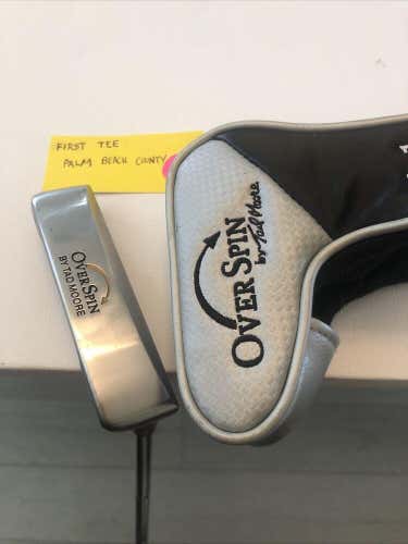 Tad Moore Over Spin Putter With Head Cover 35” OA-1