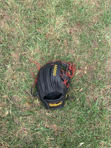 Black Used Right Hand Throw A2000 11.5" Baseball Glove