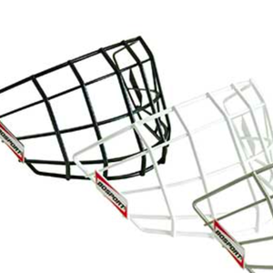 Bosport Goalie Mask Replacement STRAIGHT-Cage - FOR BAUER NME (BLACK)