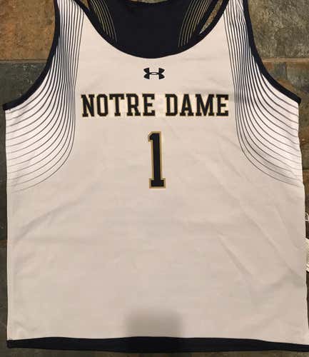 Notre Dame Lacrosse Team Issued Under Armour Practice Pinnie