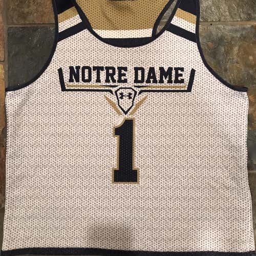 Notre Dame Lacrosse Team Issued Under Armour Practice Pinnie