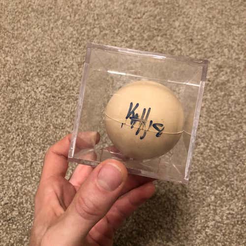 Kyle Harrison Signed and Used Lacrosse Ball