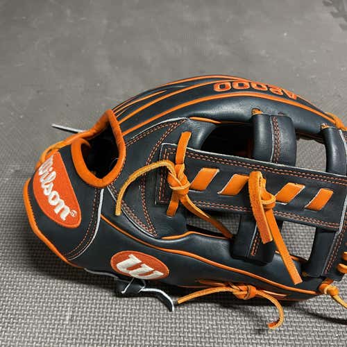 New Navy/Orange Adult Infield A2000 JA27 Gm 11.5" Baseball Glove