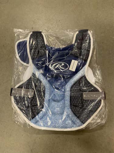 Rawlings Velo Blue Catcher's Chest Protector, Intermediate, New