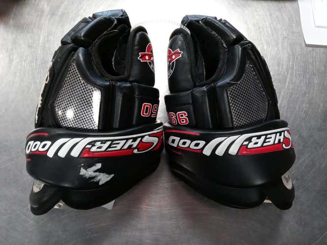 Used Sher-wood 9950 Gloves 14" Ice Hockey Gloves