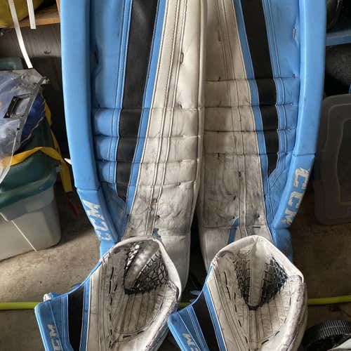 Blue Senior 35" Regular Extreme Flex III Pro Stock Goalie Full Set