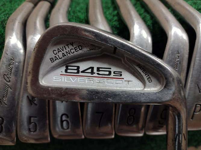Tommy Armour 845s Silver Scot Golf Iron 3-PW Regular Flex Steel Shaft