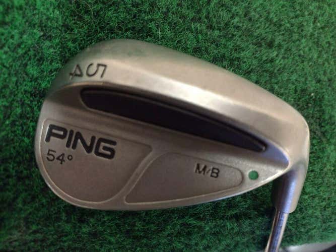 Ping M/B Green Dot Sand Wedge Regular Flex Steel Shaft 54 Degree