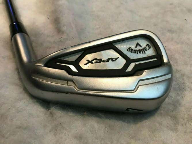 Callaway Apex CF16 Forged 7 Iron Recoil ES F4 Stiff Graphite *Good*