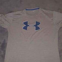 Gray New Men's Adult Large Under Armour Shirt