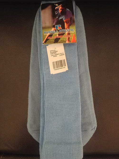Blue Men's New Adult Small Socks