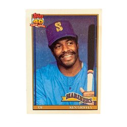 1991 Ken Griffey Sr. Topps #465 - 40 Years of Baseball - Mariners, O-Pee-Chee
