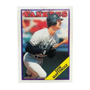 1988 Don Mattingly Topps #300 - Yankees 1st Base - Good Condition