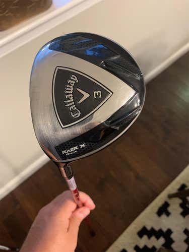 Men's Left Hand Razr X Black Regular Flex 3 Wood Fairway Wood