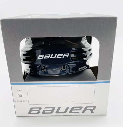 New Bauer 4500 NHL Pro Stock Hockey Helmet-S-Buffalo Sabres-Navy