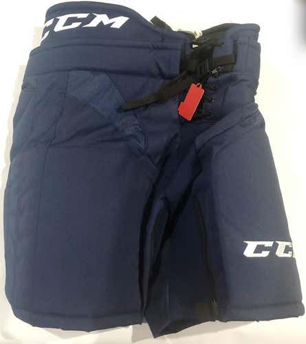 Blue New Senior Medium CCM HP32 Hockey Pants Pro Stock
