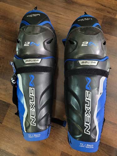 Used Senior Bauer Nexus 2N Shin Pads