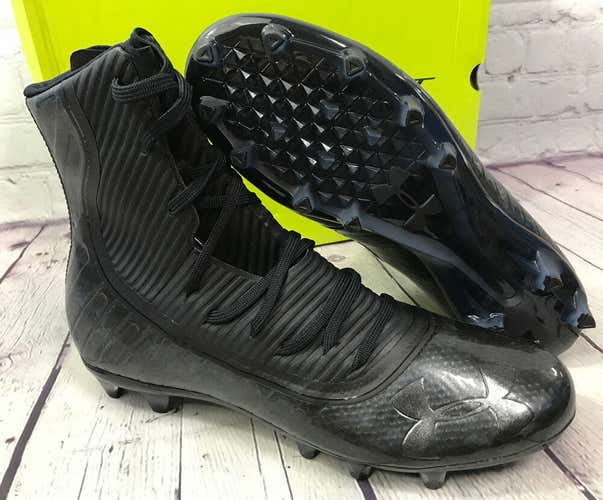 Under Armour Highlight MC Football Cleats Lightweight Black Size 11.5 New W/ Box