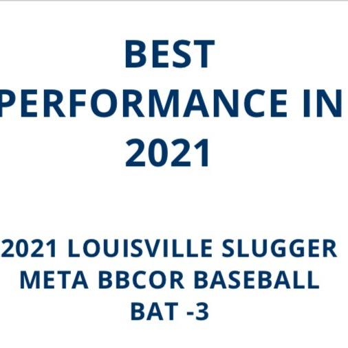 BBCOR Certified 2021 Louisville Slugger Composite Meta Bat (-3) 30 oz 33"
