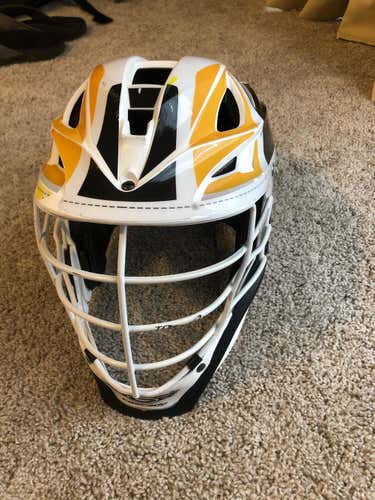 White Used Adult Player's Cascade S Helmet