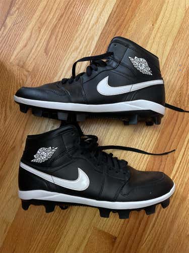 Black Nike Jordan 1 Men's Size 13 Cleats