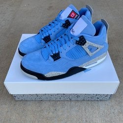 Jordan 4 Retro University Blue sz 10.5