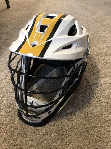 White Used Adult Player's Cascade S Helmet