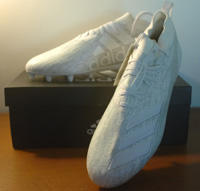 White New Adult Men's Size 12.5 (Women's 13.5) Adidas adizero 8.0 Cleats