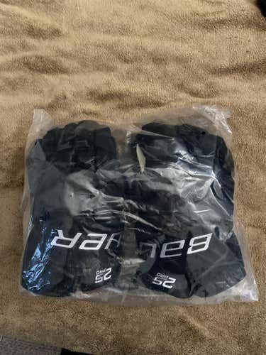 Black Senior Bauer Supreme 2S Pro 14"  Gloves
