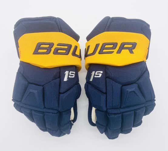 New Bauer Supreme 1S Hockey Gloves-Single Layer Palms-15"-Buffalo Sabres-Thompson