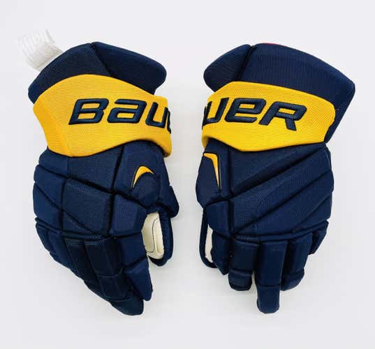 New Bauer Mismatch APX & APX 2 Hockey Gloves-Single Layer Palms-15"-Buffalo Sabres