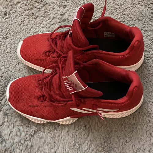 Red Men's Size 11 (Women's 12) Adidas Shoes