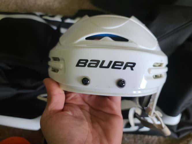 White Used Youth Bauer 5100 Helmet