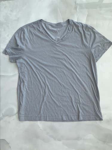 Gray Adult XL Lululemon V Neck Shirt