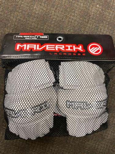 New Large Maverik Max Arm Pads - White