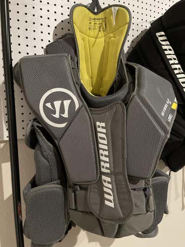 Used Senior Small Warrior Ritual G2 Goalie Chest and Arm Protector Goalie Chest Protector