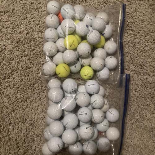 72 Used Assorted Taylormade Golf Balls