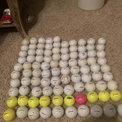 95 Used Assorted Titleist Balls