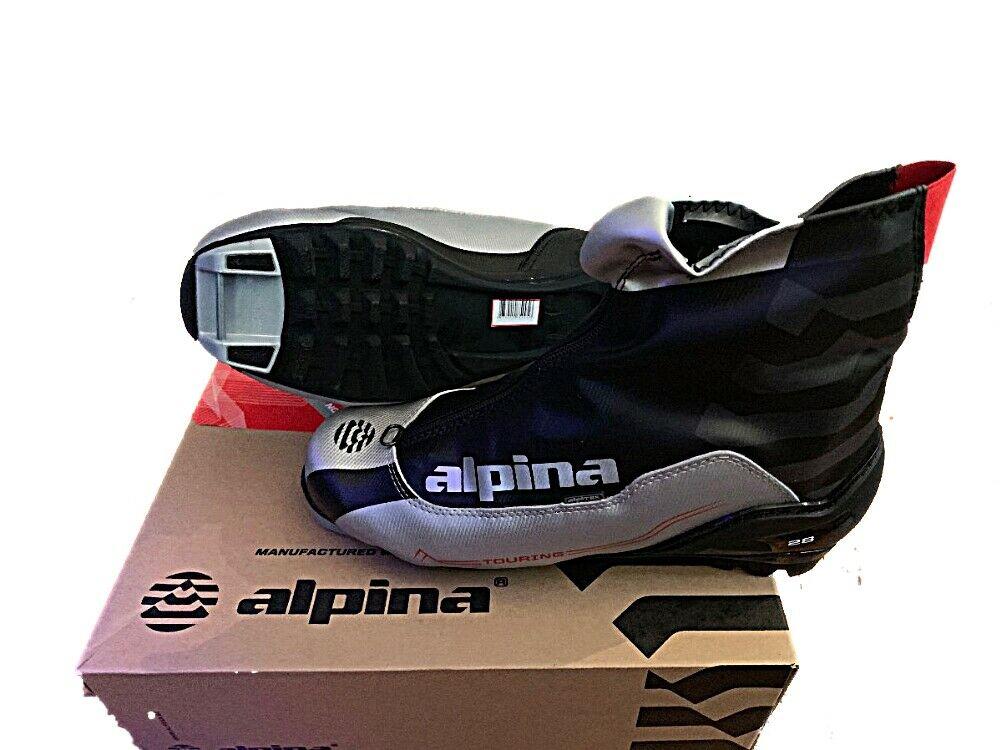 NEW Men US Size 10 Alpina NNN Men's NNN Touring XC Ski Boots pair new US 10=euro 44 = 28 mondo=9.5UK