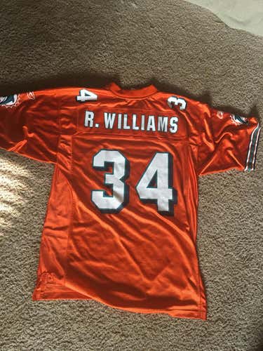 Ricky Williams Dolphins Large Reebok Jersey