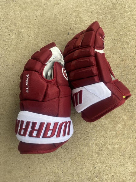 New Colorado Avalanche Reverse Retro Senior Warrior Alpha DX Pro 14 or 15  Pro Stock Gloves