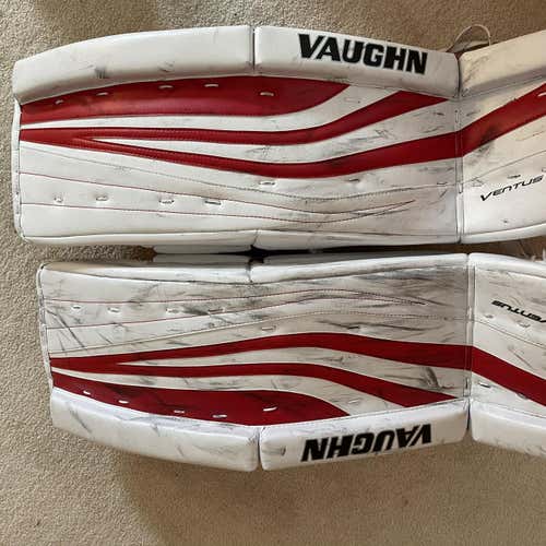 Used 31" Vaughn Ventus SLRint Goalie Leg Pads
