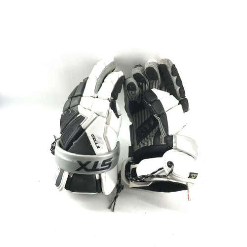 Used Stx Cell 2 Lg Lacrosse Mens Gloves