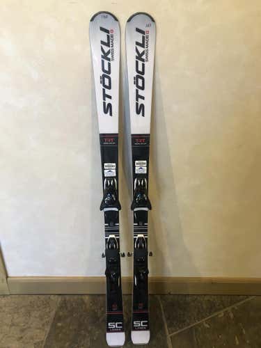 Stockli Laser SC Skis with Salomon Bindings 163cm (1101243)