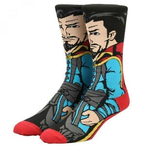 Dr. Strange Bioworld Marvel Comics Socks Mens 8-12 Avengers Stephen Strange