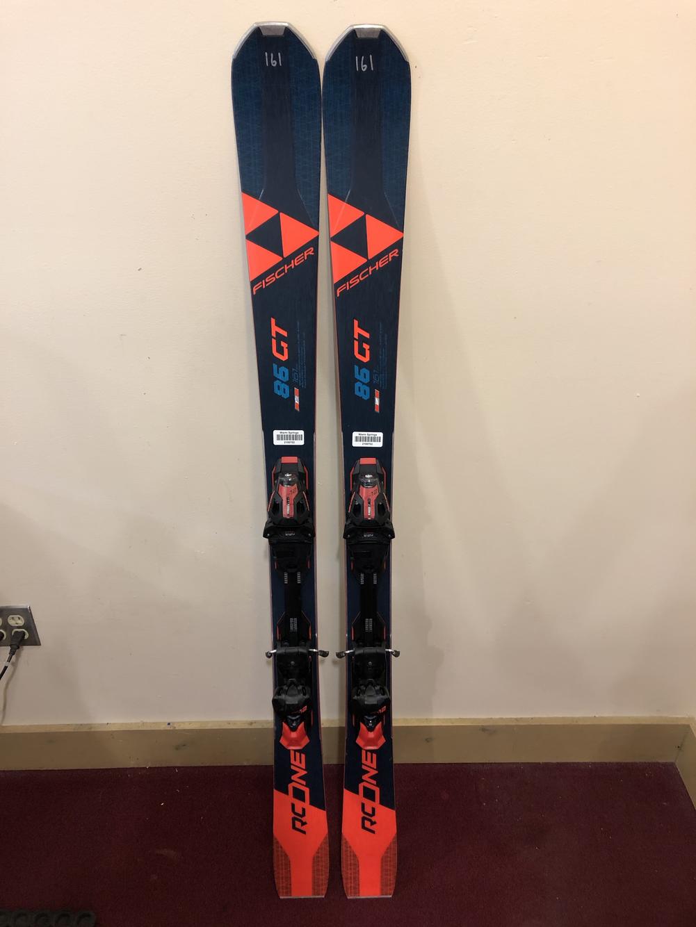 Fischer GT 86 Skis With Integrated Fischer Binding 161cm (2100702