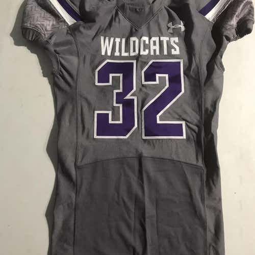 Gray #32 Wildcats Adult Large Under Armour