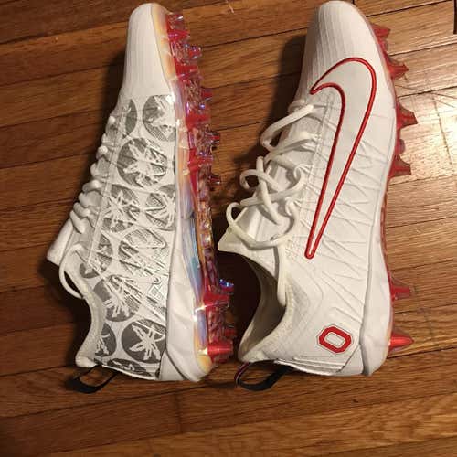 Custom Ohio State Nike Huarache 7 Pro Cleats