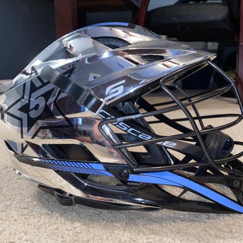 Chrome Silver Five Star Cascade S Helmet