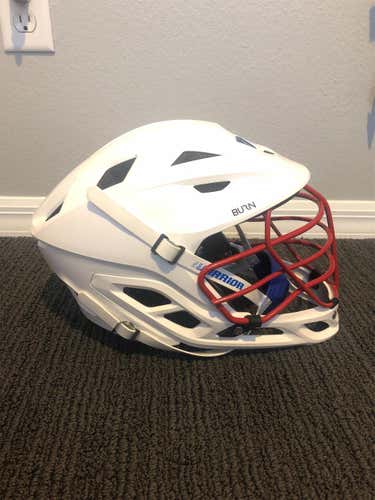 White New Warrior Burn Helmet